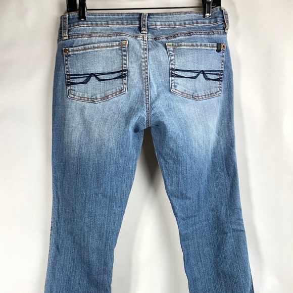 Buffalo (Pink) Low Rise Stretch Boot Cut Jeans - Picture 3 of 6